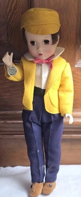 Rare Vintage Madame Alexander 1952 NAT Little Men hard plastic doll w/ orig tag