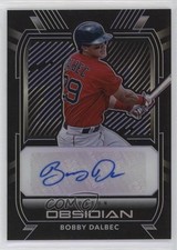 2021 Panini Chronicles Obsidian Electric Etch Purple 89/99 Bobby Dalbec Auto fz4