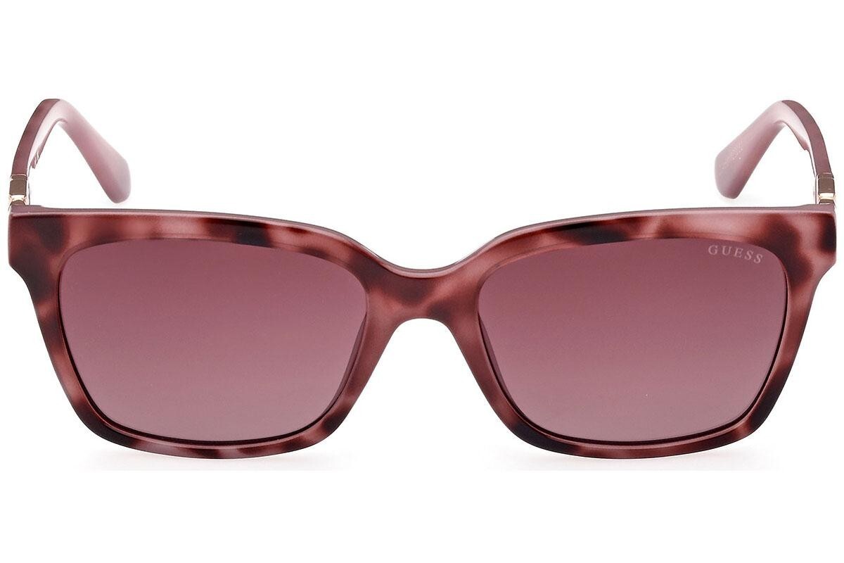 Guess GU7869 71S Pink Tortoise Square Plastic Sunglasses 