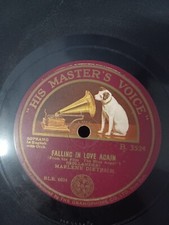 Marlene Dietrich Falling In Love/Blonda  Rare 78 Rpm Record 10