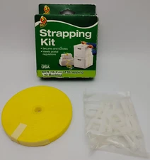 Duck Brand Plastic Strapping Kit 60 Ft Of Strap & 10 Buckles Secures & Bundles
