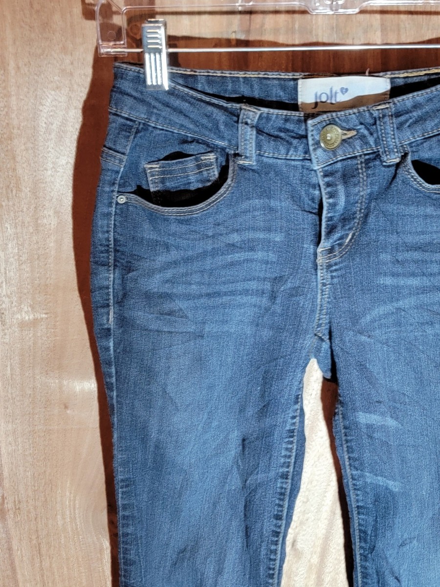 jolt jeans womens size 0 skinny stretch low rise denim blue | eBay