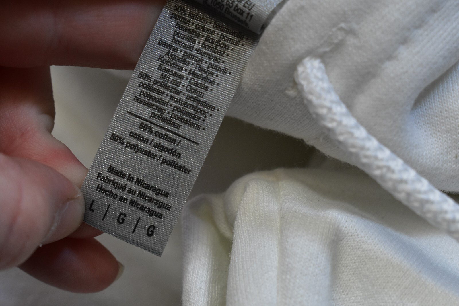 Gildan Heavy Blend Blank Pullover Plain White Hoodie Mens Large Bulk Lot Of 6 image 4
