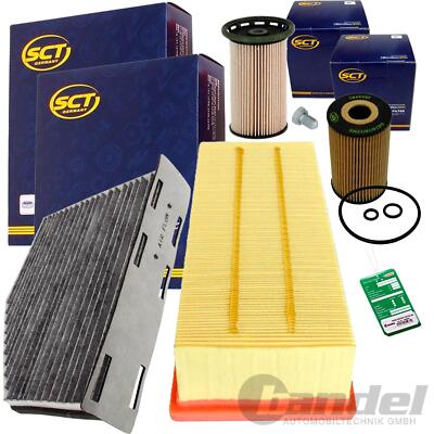 FILTER SET INSPEKTIONSPAKET 1.6+2.0 TDI für VW PASSAT 3C 36 TIGUAN 5N SHARAN 7N