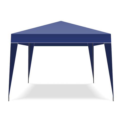 GAZEBO RICHIUDIBILE 3X3 PIEGHEVOLE A FISARMONICA AUTOMATICO MERCATO TENDA - Foto 16 di 22