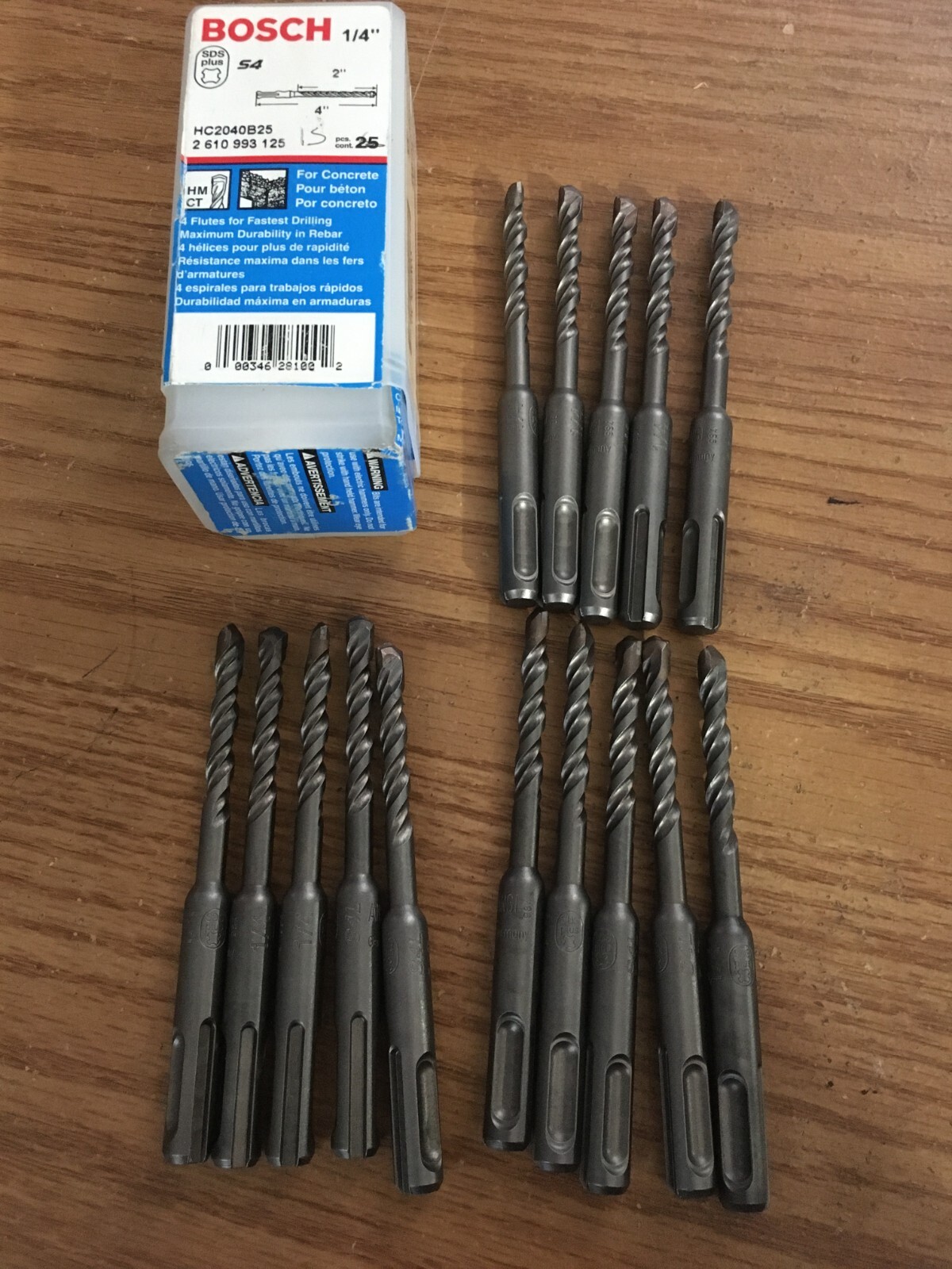 BOSCH - HC2040B25 1/4" x 2" x 4" SDS-Plus Rotary Hammer Bit