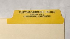 Allen Service Manual Models: Custom, Carousel Series - Pick 1