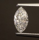 GIA certified loose .56ct VVS2 H Marquise cut diamond vintage estate antique — photo 3