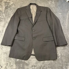 Hugo Boss Blazer Jacket Mens 38 R Black Sport Coat Preppy Wool Work Formal