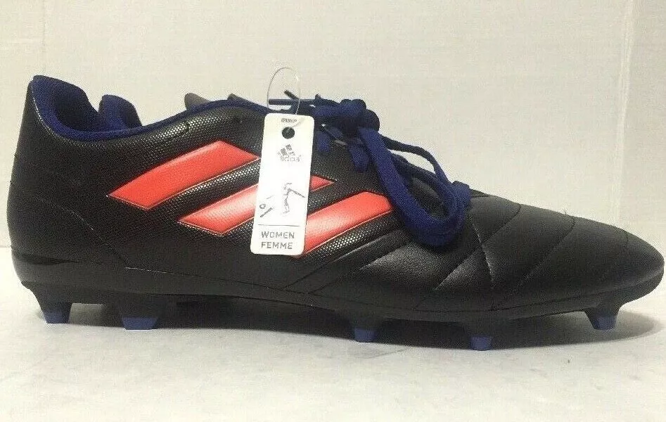 disculpa Expectativa Calor Adidas Ace 17.4 FG Womens Soccer Cleats Black Leather S77070 Size M8.5/W10  | eBay