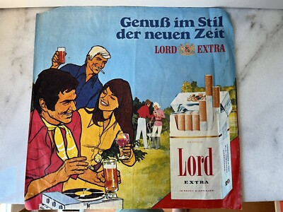 GERMANY LORD EXTRA CIGARETTE NO RECORD-SLEEVE-ONLY   VINTAGE AD