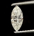loose EGL certified marquise .55ct diamond I1 I Natural fancy cut estate  — photo 1
