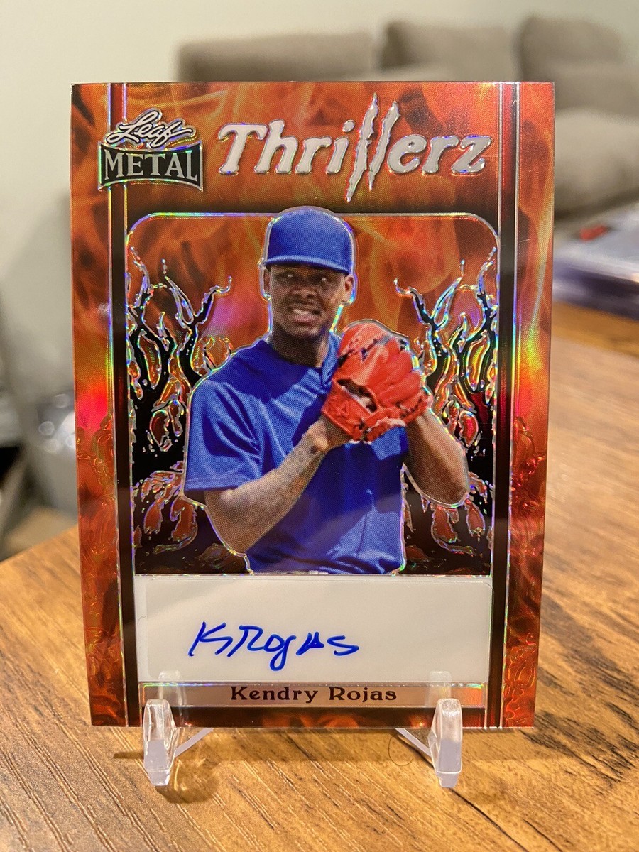Kendry Rojas 2023 Leaf Metal Baseball Prospect RC Auto #/10 SSP 