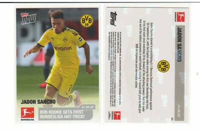 2019-20 Topps Now Bundesliga #165 Jadon Sancho