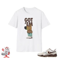 Travis Scott Nike Zoom Field Jaxx Matching T-Shirt Light Chocolate Chill Guy