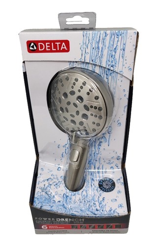 ♥DK♥ Delta 58472 Flow Control In2ition 2-In-1 Shower Head, Universal