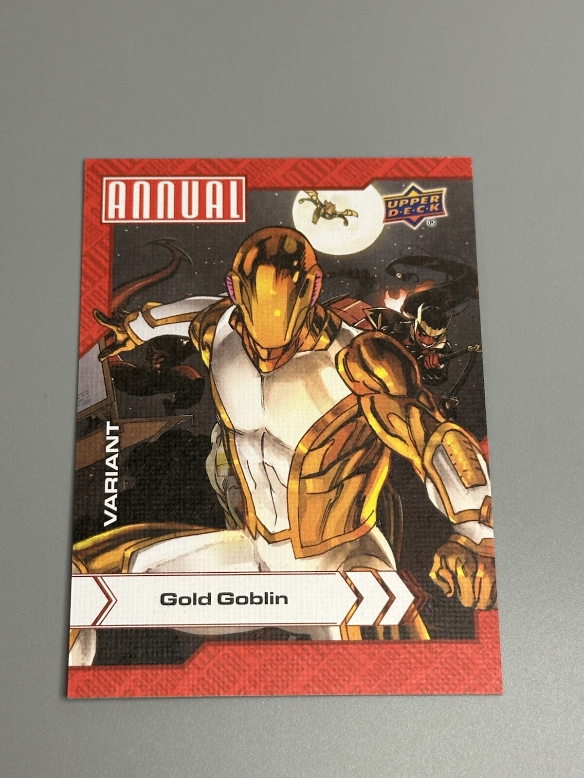 Gold Goblin 2022-23 Upper Deck Marvel Annual Canvas Variant Cover Parallel #35