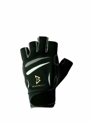 Bionic Women's Beast Mode Fingerless Fitness Gym Workout Lifting Gloves (PAIR)