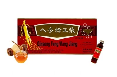 EKONG 12 Boxes Ginseng Feng Wang Jiang Extract Oral Liquid 12 x 10 Vials