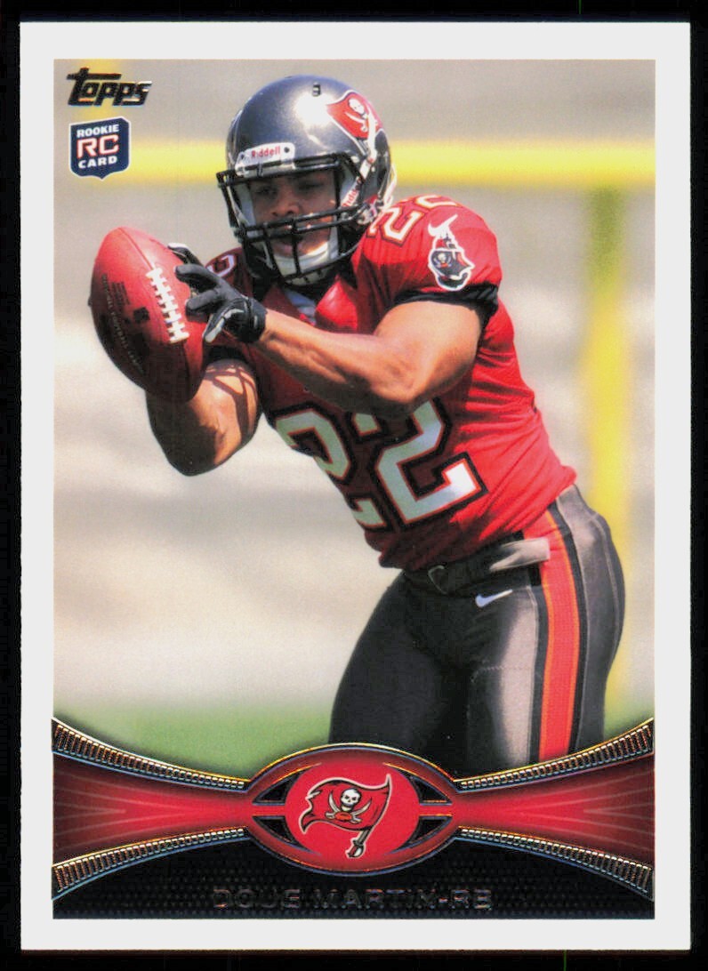 2012 Topps Base Set Doug Martin Rookie Tampa Bay Buccaneers #204