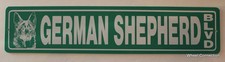 German Shepherd Dog 5" x 24" Street Sign Hanging Wall Pet Lover Garage Man Cave