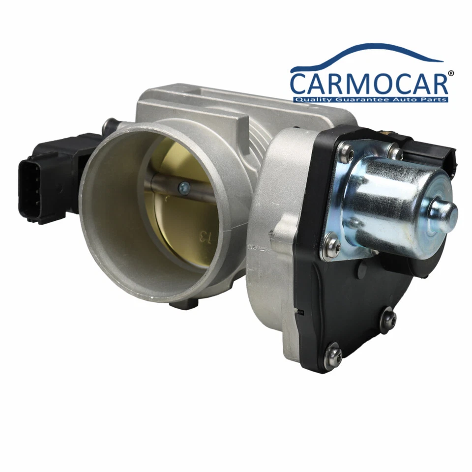 Cuerpo del acelerador 65 mm compatible con Ford F150 E250 E350 Explorer Mustang 4,0 L 4,6 L 5,4 L Foto 2 de 4