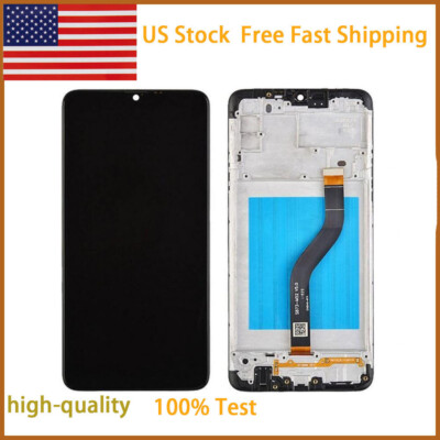 For Samsung Galaxy A20S SM-A207M/DS A207F A207M LCD Touch Screen Digitizer Frame