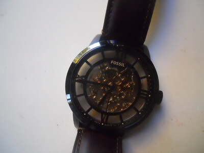 Fossil Men's Automatic Brown Leather Analog