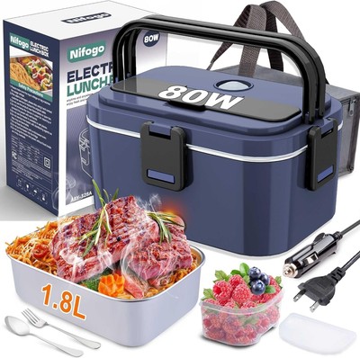 La Mejor Loncheras Para Comida Caliente Rapido Termica Electrica Mujer Hombre US