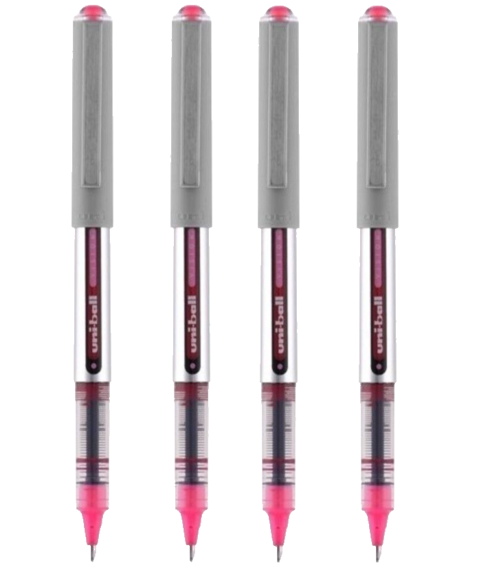 イチオーダー Uniball Vision Designer Rollerball Pen 0.7mm Fine Point Pink Lot/4