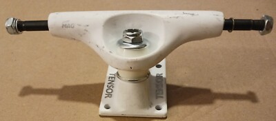 One Tensor Mag Light 5.0 skateboard truck 7.625 white new