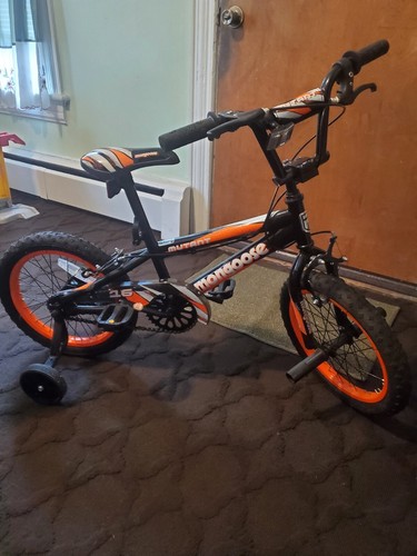 mongoose bmx bike black and orange
