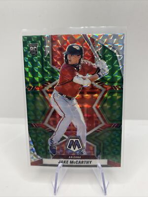 2022 Panini Mosaic Green Mosaic #203 Jake McCarthy RC Arizona Diamondbacks
