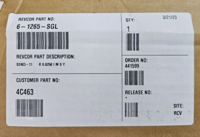 Revcor 4C463 Fan Blade 12'' S2403-11 6-1265-SGL
