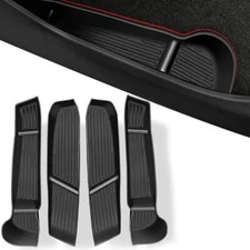 For 2019-2022 Tesla Model Y Door Side Storage Box Insert Tray Organizer Black