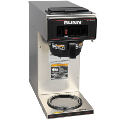 Coffee Maker 12 Cup BUNN Pourover Brewer Machine 1 Warmer Commerical  Stainless 400010037681| eBay