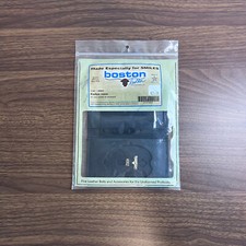 Boston leather 110-4002 Badge Case w/ over sized ID recessed Genuine Leather 