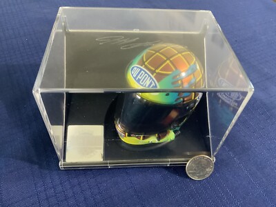 Jeff Gordon Mini Helmet In Signed Case