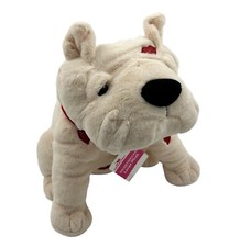 Bulldog Puppy Dog Valentine Plush Love Lips Kisses Anniversary Stuffed Animal