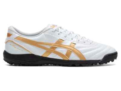 ASICS C3 FF TF 26cm 美品 ASICS C3 FF TF 1113A056 100 White Pure Gold Futsal Shoes | eBay