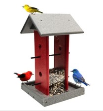 SONGBIRD FEEDER - 4 Season All Weather Hanging Song Bird Seed Feeder AMISH USA