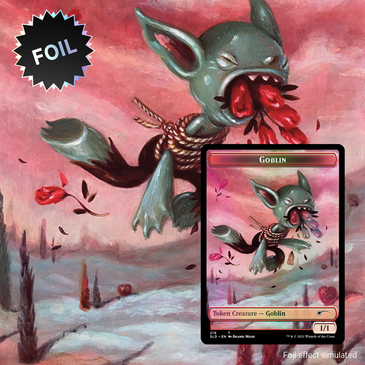 SECRET LAIR OPENED BOX Valentine's Day 2021 FOIL Edition Magic MTG