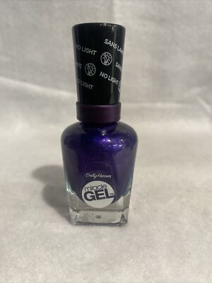 Sally Hansen Miracle Gel Nail Polish Liquid, 579 Purplexed, 0.5 fl