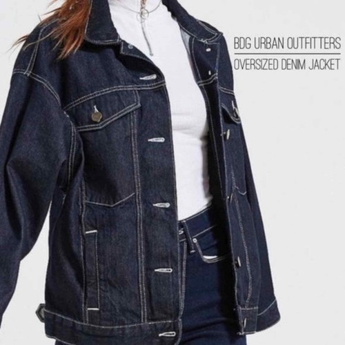 urban outfitters oversized jean jacket