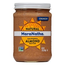 Maranatha Nut Butter Almond No Stir Crunchy 12 oz Pack of 6 