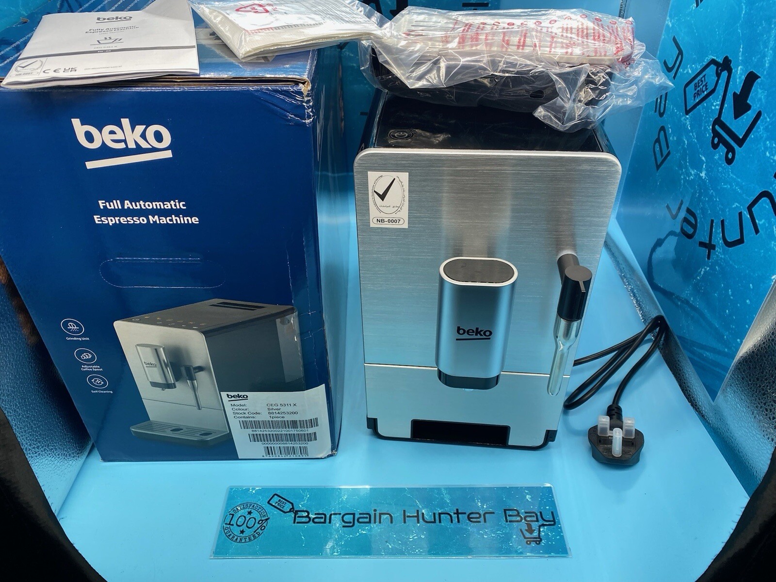 Beko CEG5311X Bean To Cup Coffee Machine Stainless Steel Nozzle for