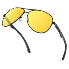 Night Driving Glasses for Men,Men Polarized Night Vision Glasses,Upgraded Shades