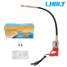 LABLT Concrete Vibrator Concrete Vibrabrater 1300W with 5FT Copper Shaft 110V