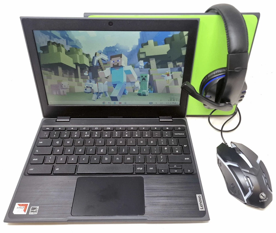 Minecraft Gaming Laptop Chromebook USB-C 11" 2nd Gen 4GB 32GB WIFI Bluetooth - Image 3 of 4