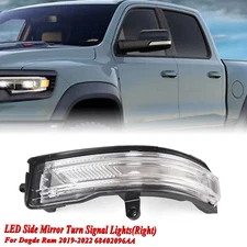 LED Side Mirror Turn Signal Light Fit For Dodge Ram 2019-2024 68402096AA Right